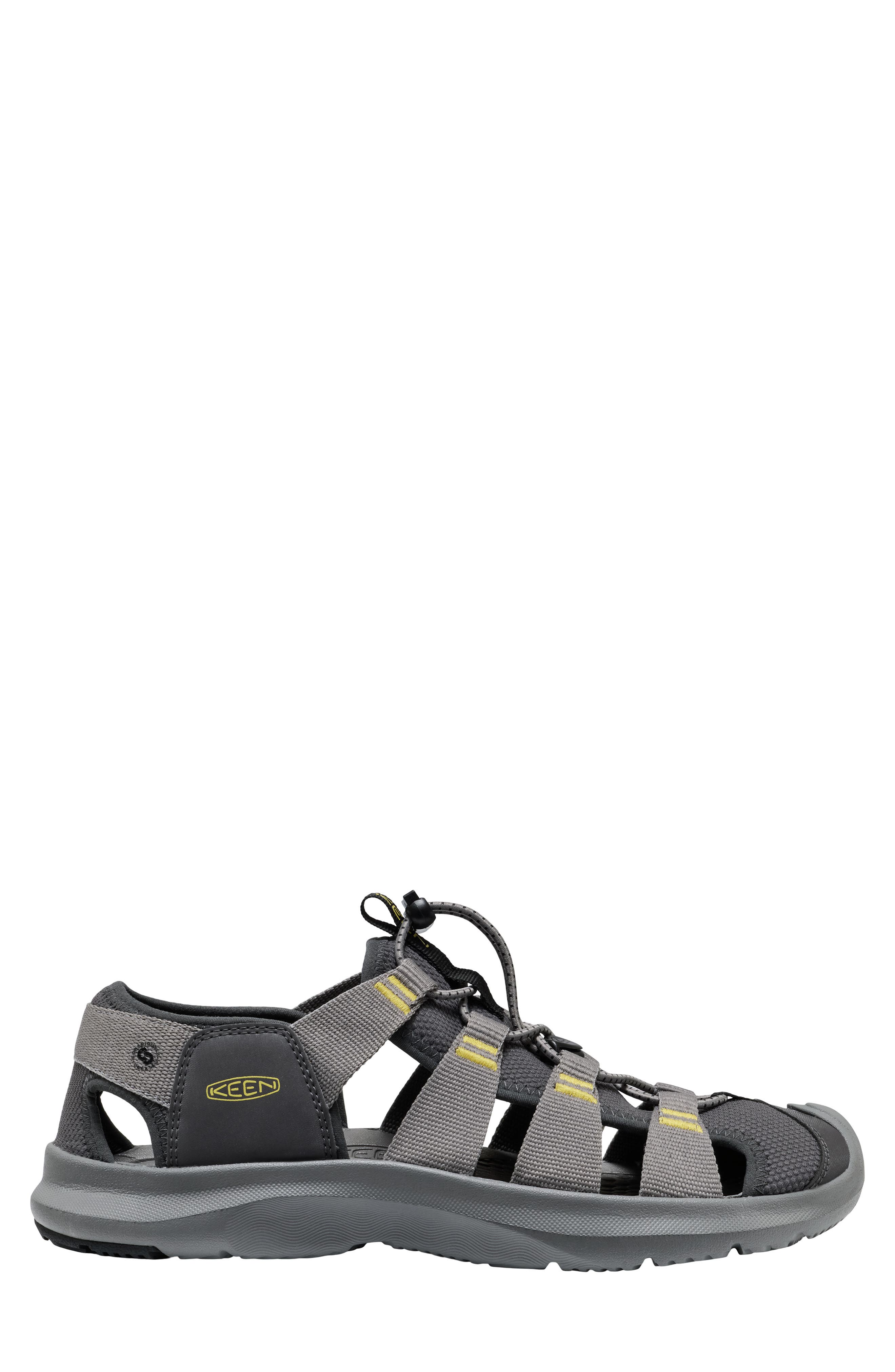 KEEN Seanik Sandal, Alternate, color, Steel Grey/ Cream Gold