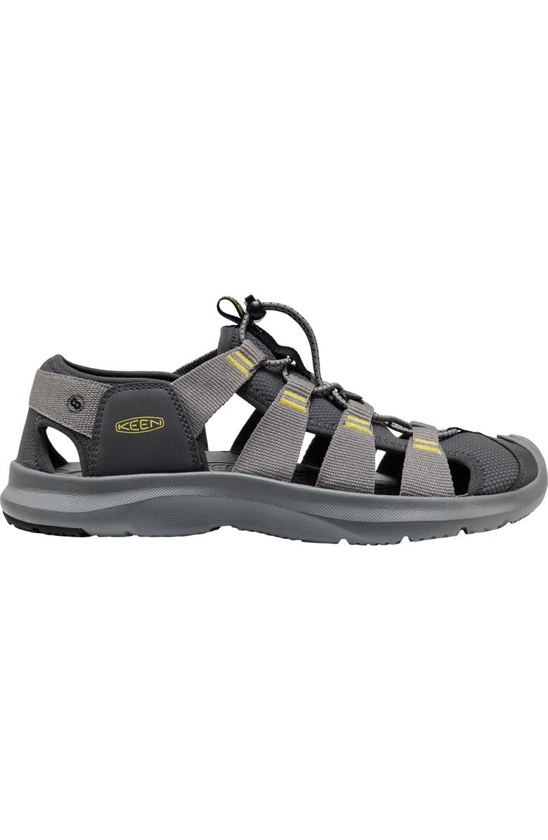 KEEN Seanik Sandal, Alternate, color, Steel Grey/ Cream Gold