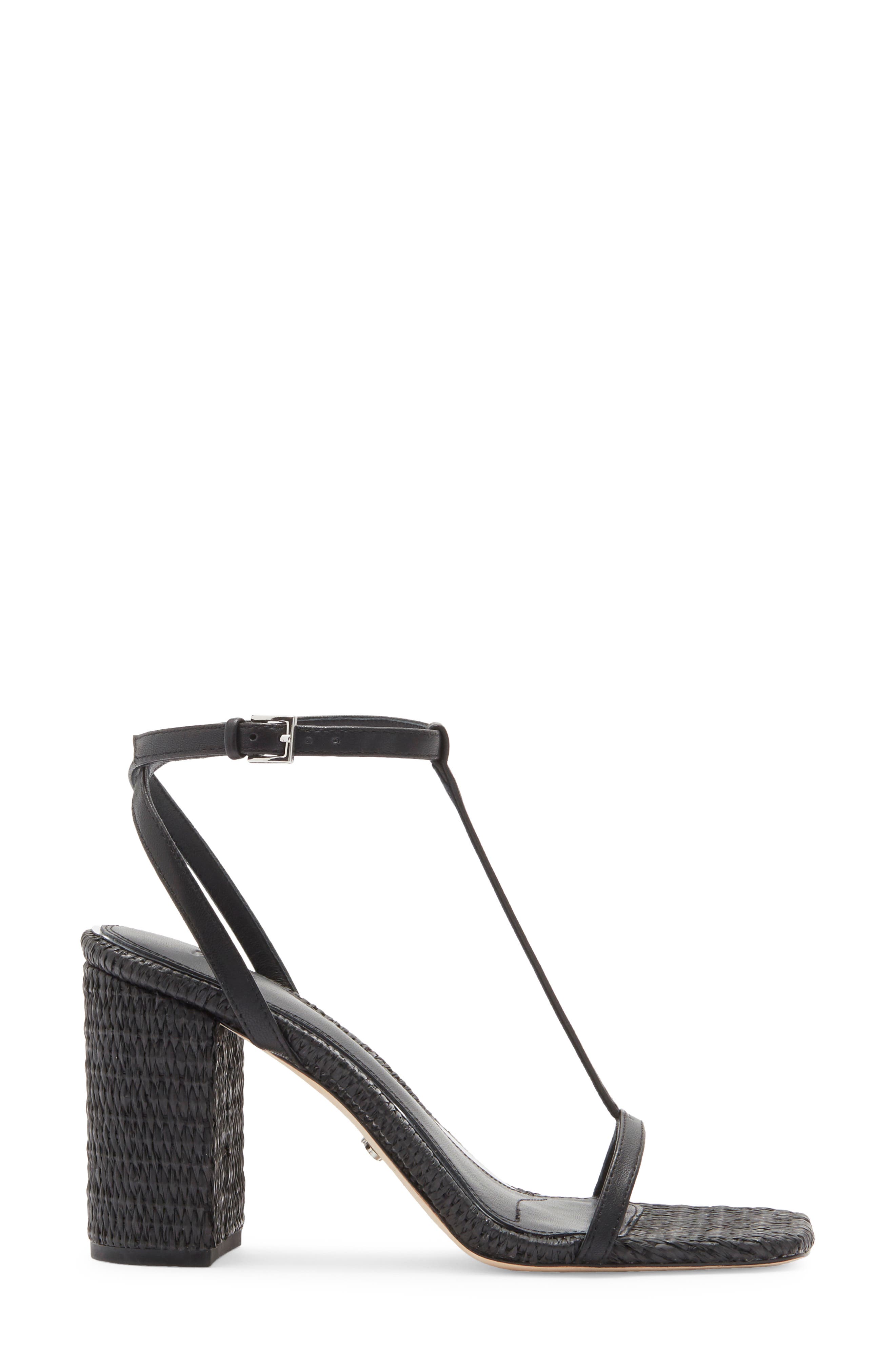 PAIGE Barrett Sandal, Alternate, color, Black