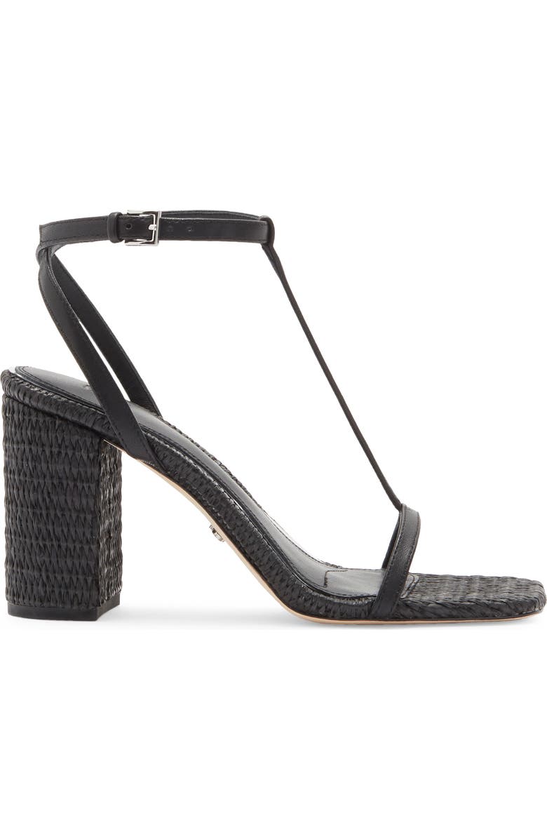 PAIGE Barrett Sandal, Alternate, color, Black