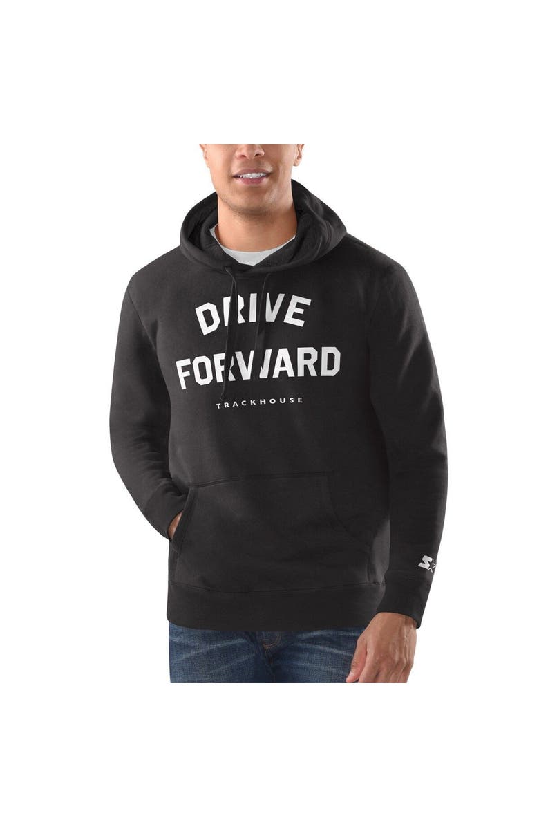 STARTER Men's Starter Black TRACKHOUSE RACING Classic Pullover Hoodie, Main, color, Black