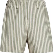 Homme Plissé Issey Miyake Stripe Cotton Dobby Shorts