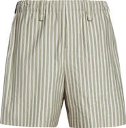 Homme Plissé Issey Miyake Stripe Cotton Dobby Shorts
