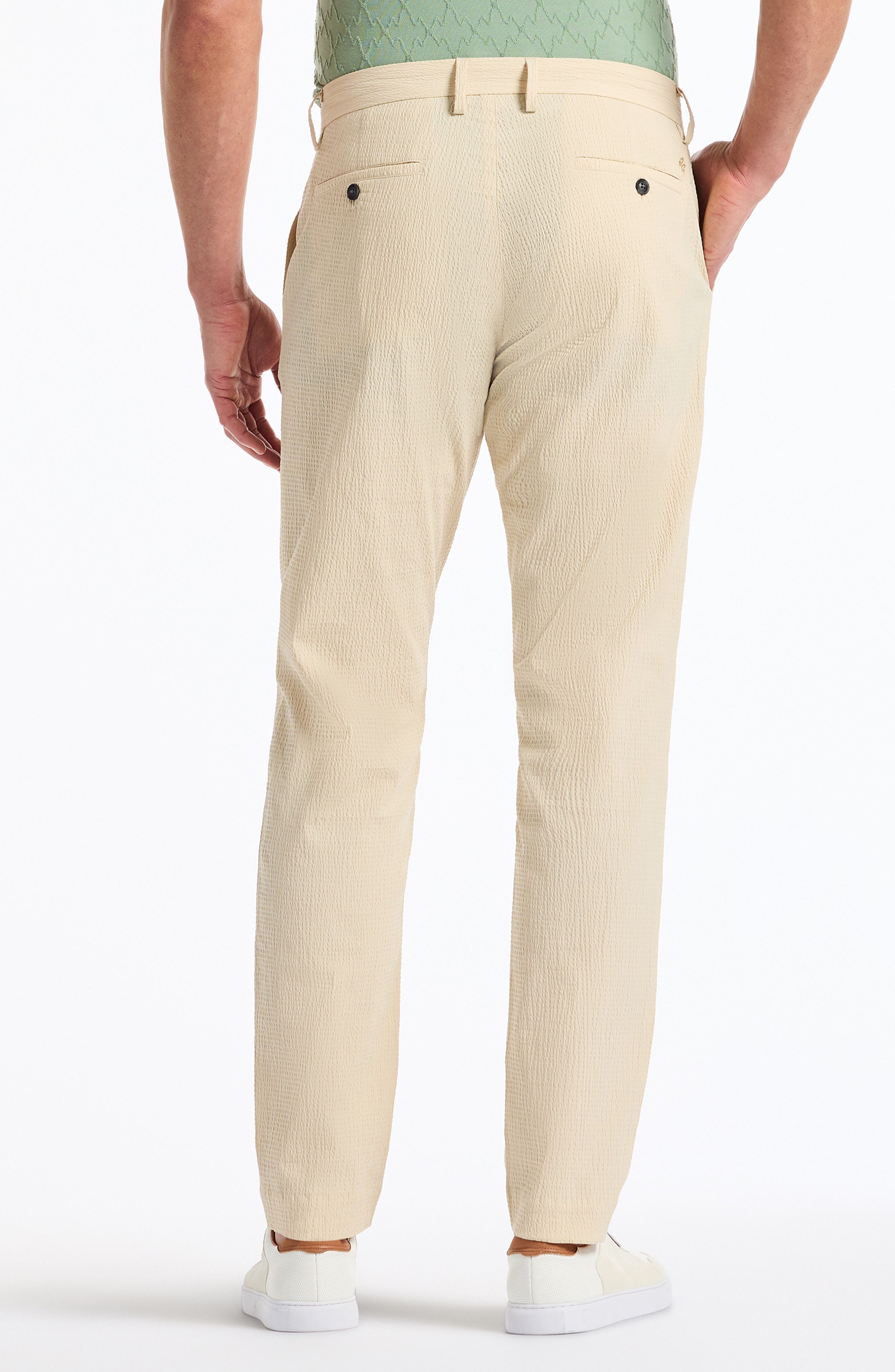 Piers Woven Seersucker Pants - image 2
