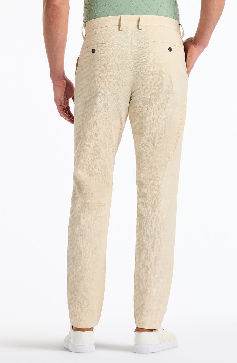 Robert Graham Piers Woven Seersucker Pants, Alternate, color, Tan