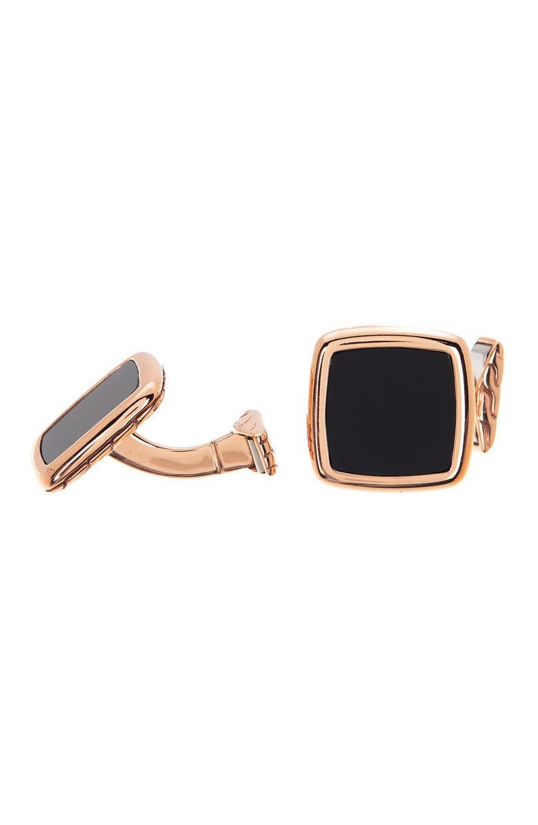John Hardy Classic Chain Bronze Cuff Links, Main, color, 