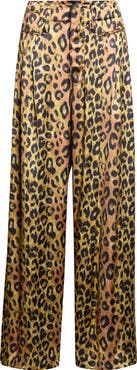 R13 Triple Pleat Wide Leg Pants