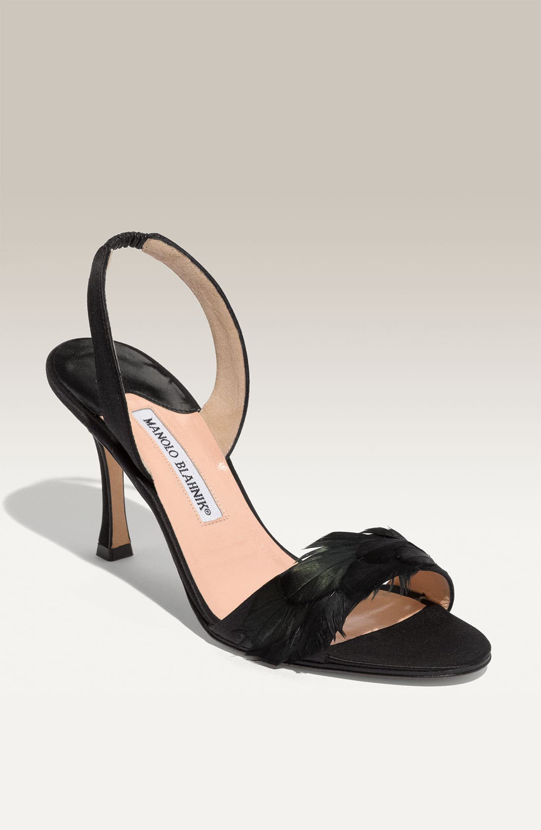 'Catalinasli' Sandal, Main, color, BLACK SATIN