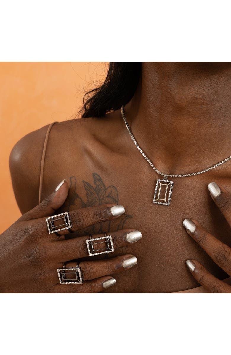 Dhwani Bansal VAZIO RING, Alternate, color, Gunmetal Grey