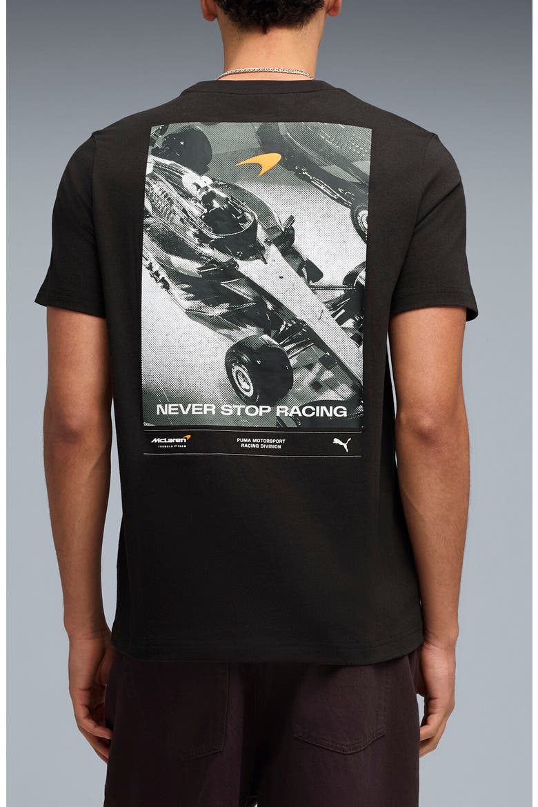 McLaren Cotton Graphic T-Shirt, Alternate, color, PUMA BLACK