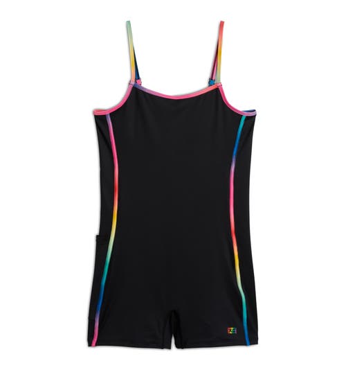 Tomboyx 3.5-inch Skinny Strap Swim Unisuit In Black
