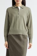Vince Polo Wool Blend Sweater