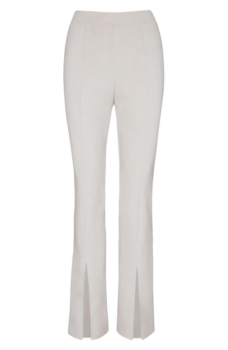 Commando Front Slit Faux Suede Leggings, Alternate, color, Bone