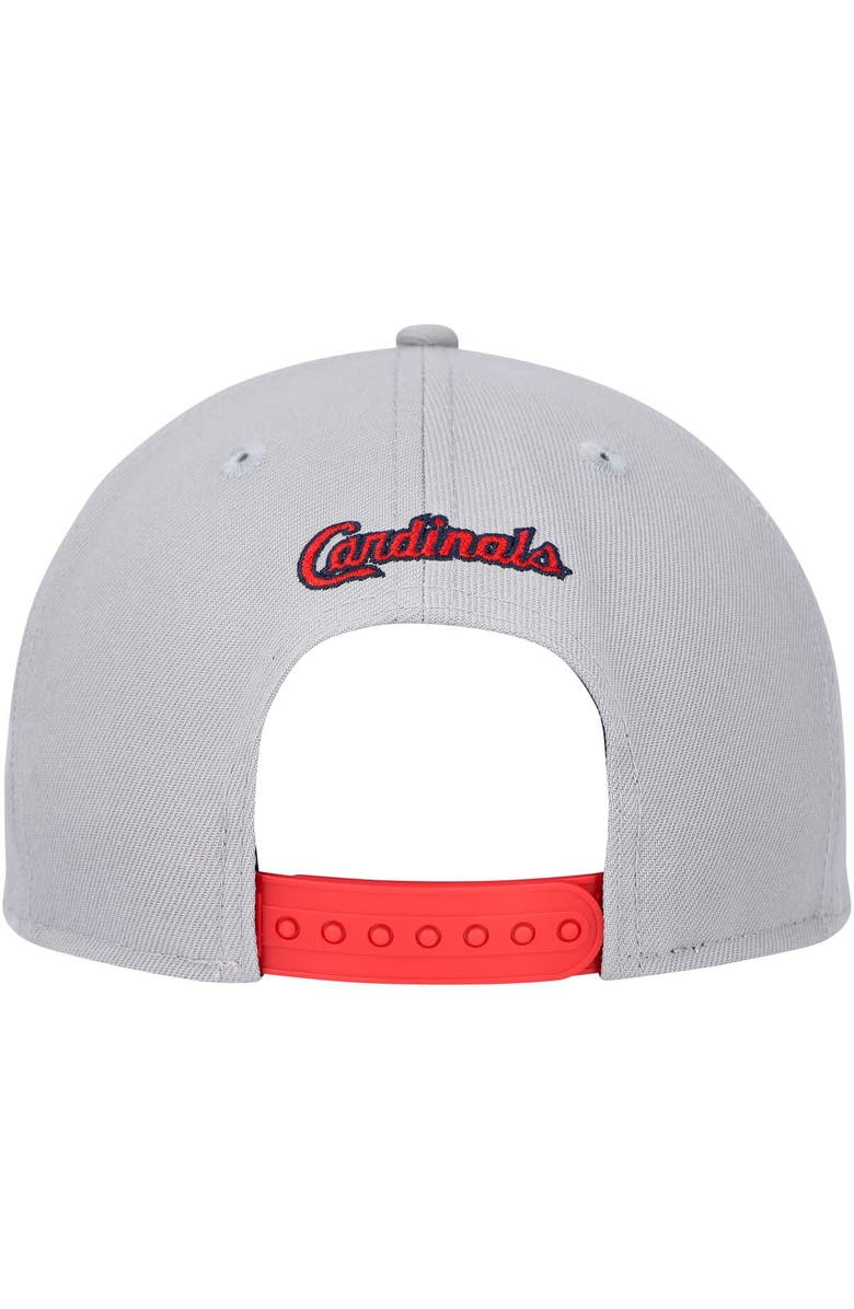 New Era Men's New Era Gray/Red St. Louis Cardinals Band 9FIFTY Snapback Hat, Alternate, color, Gray