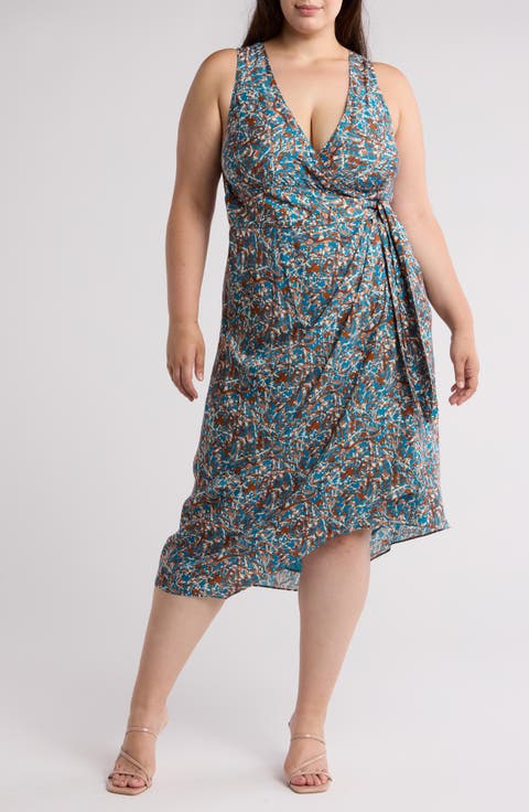 Mercedes Wrap Dress (Plus)