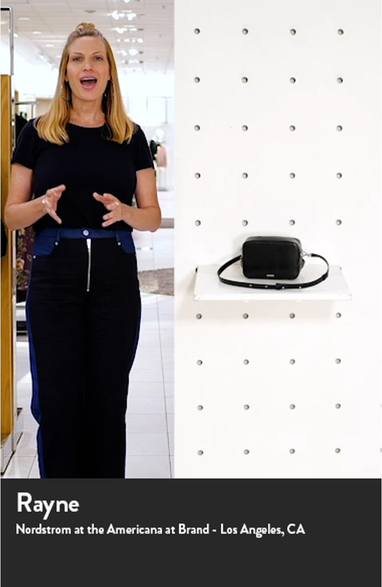 Leather Camera Crossbody Bag, sales video thumbnail