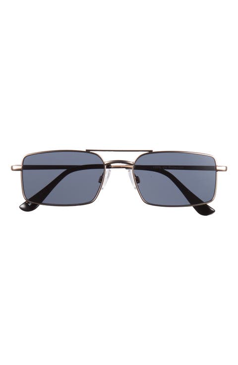 Gradient Rectangular Aviator Sunglasses