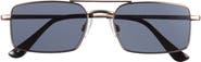 BP. Gradient Rectangular Aviator Sunglasses