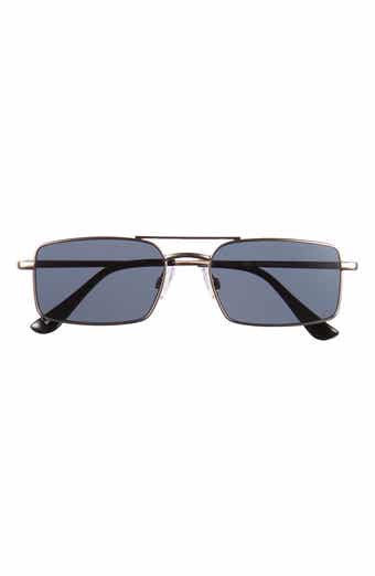 Gradient Rectangular Aviator Sunglasses