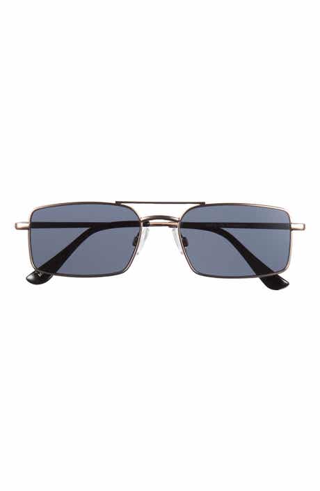Gradient Rectangular Aviator Sunglasses