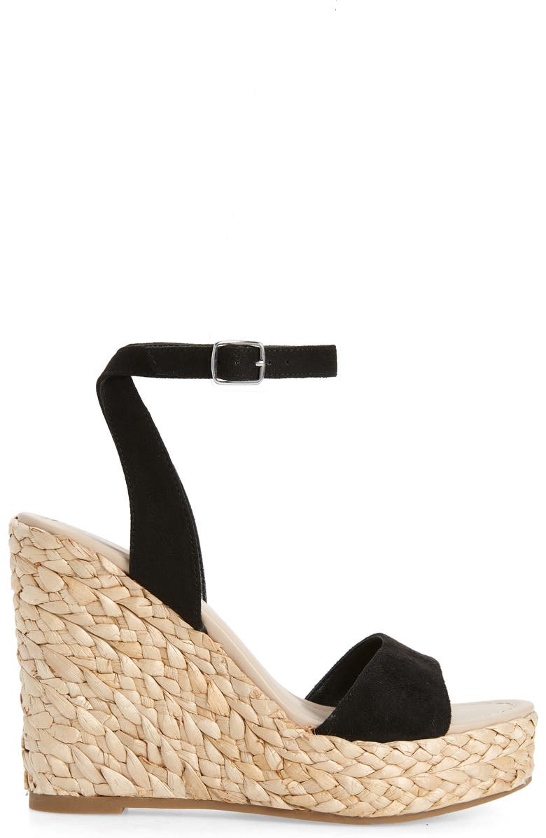 BP. Ginny Espadrille Ankle Strap Wedge Sandal, Alternate, color,