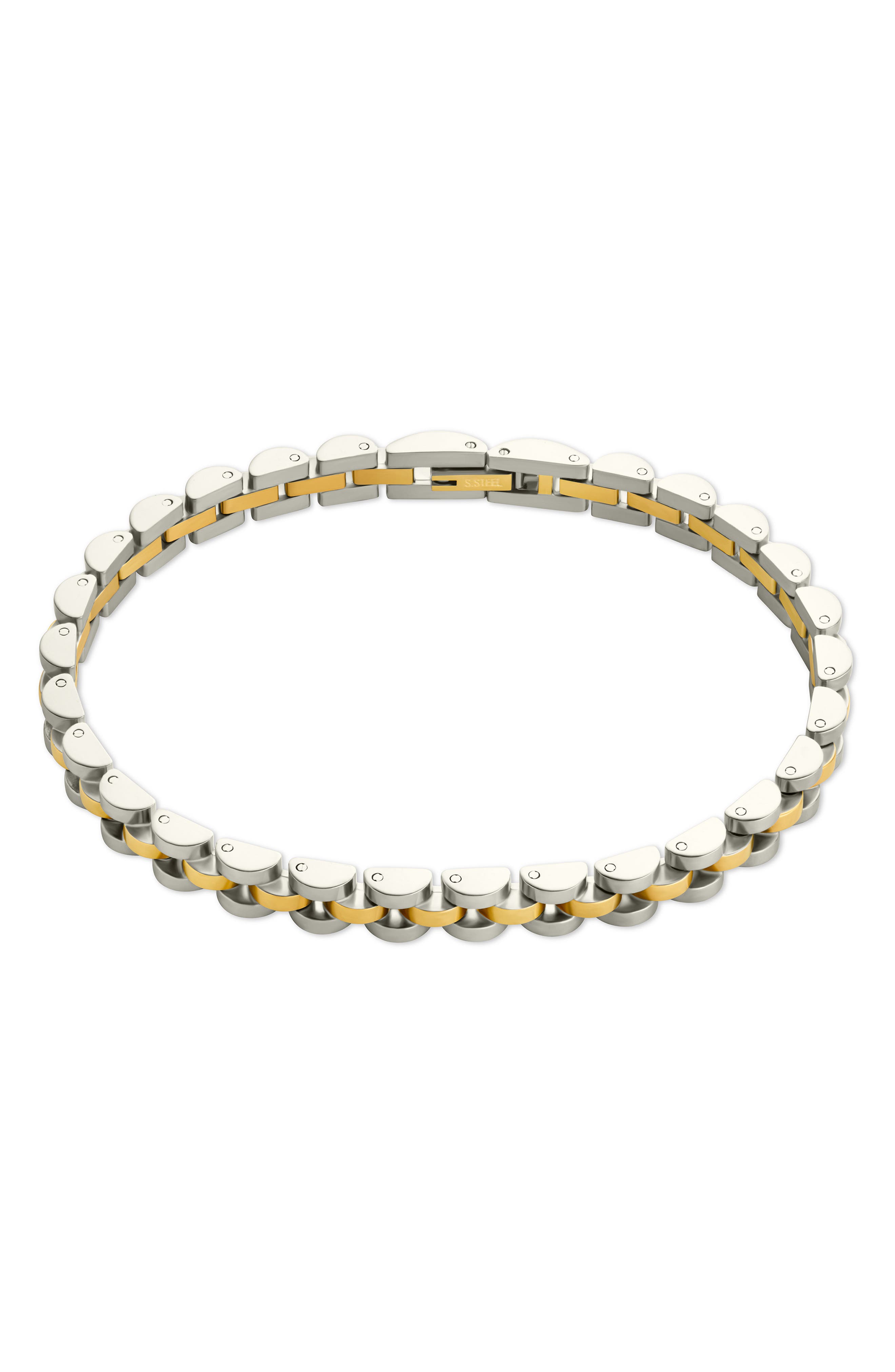 Sterling Forever Dainty Watchband Chain Bracelet