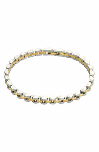 Sterling Forever Dainty Watchband Chain Bracelet