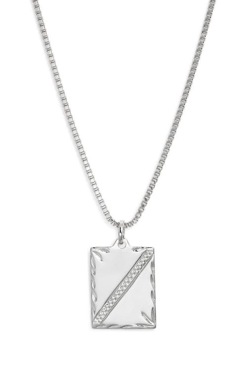 Child Of Wild Luca Pendant Necklace In Silver
