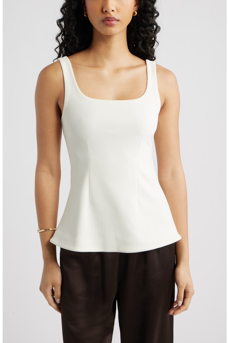 Flared Tank, Main, color, IVORY