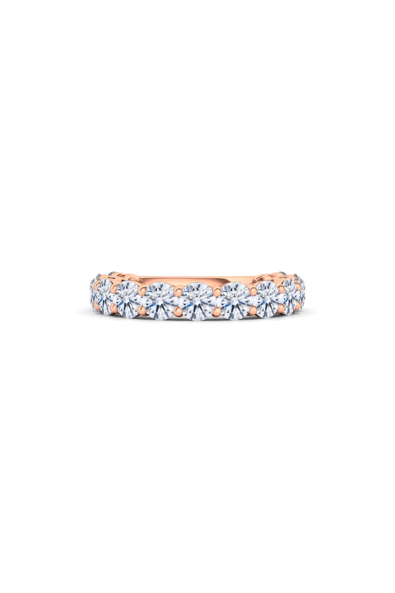 Lab Created Diamond Eternity Ring, Alternate, color, ROSE GOLD