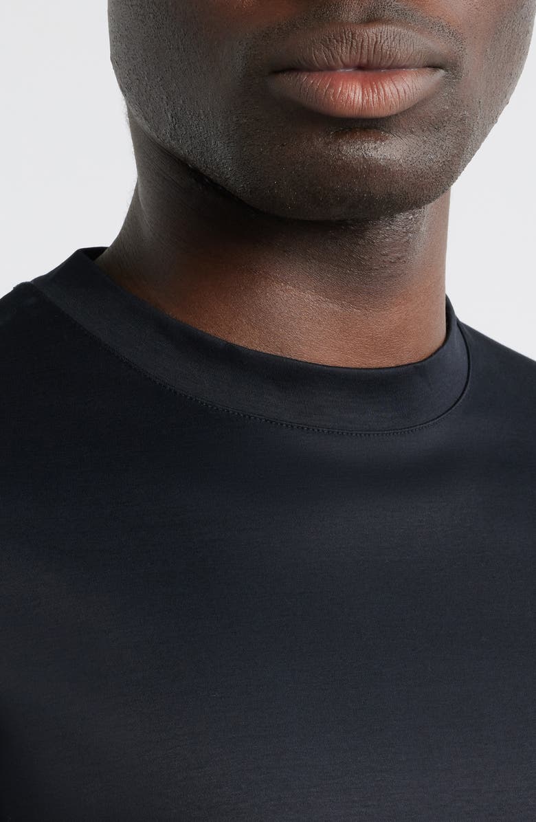 Aurélien AUR1 Solid Cotton T-Shirt, Alternate, color, Black