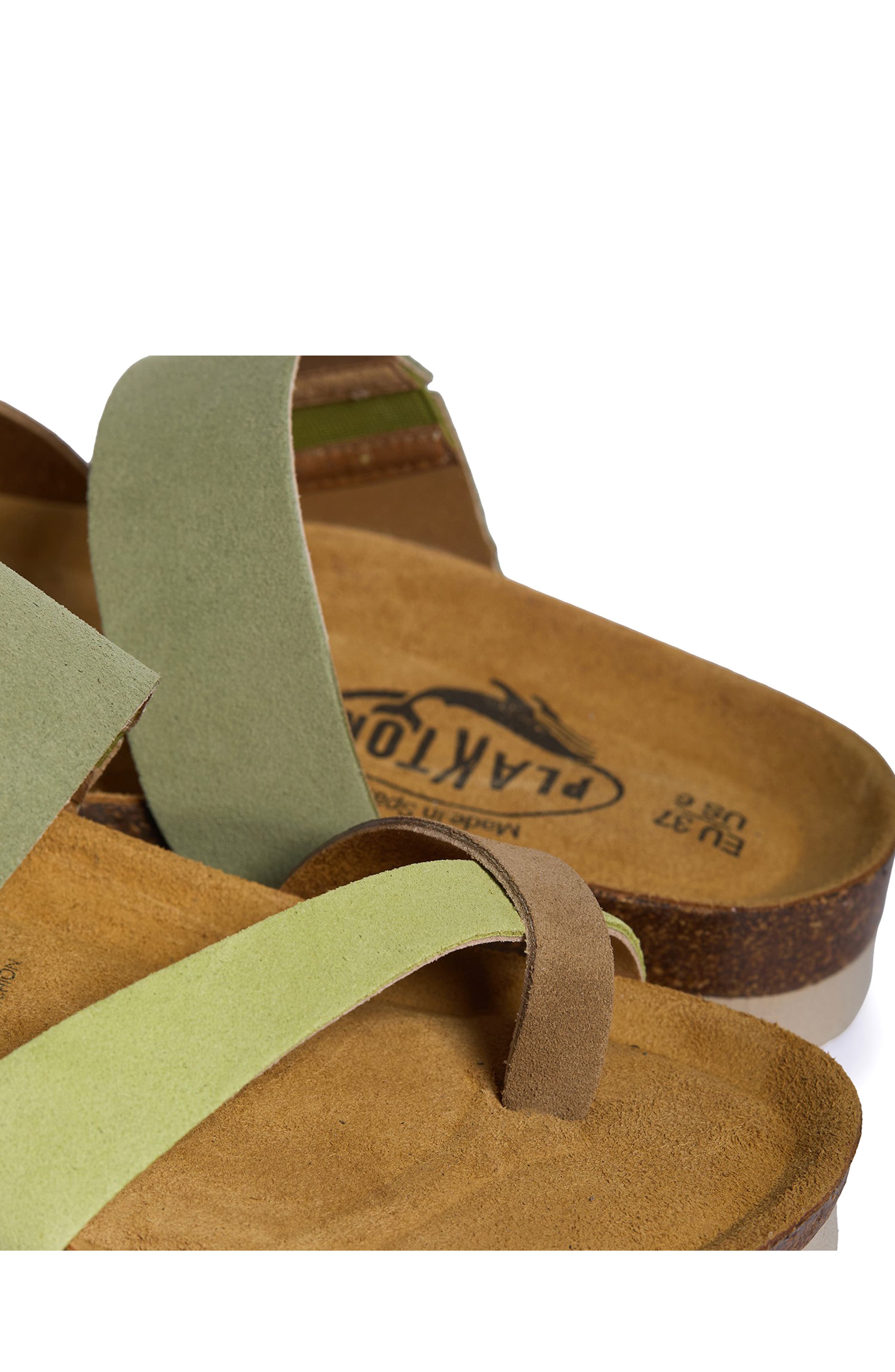 Blair Slide Sandal, Alternate, color, MULTI GREEN MICRO SUEDE