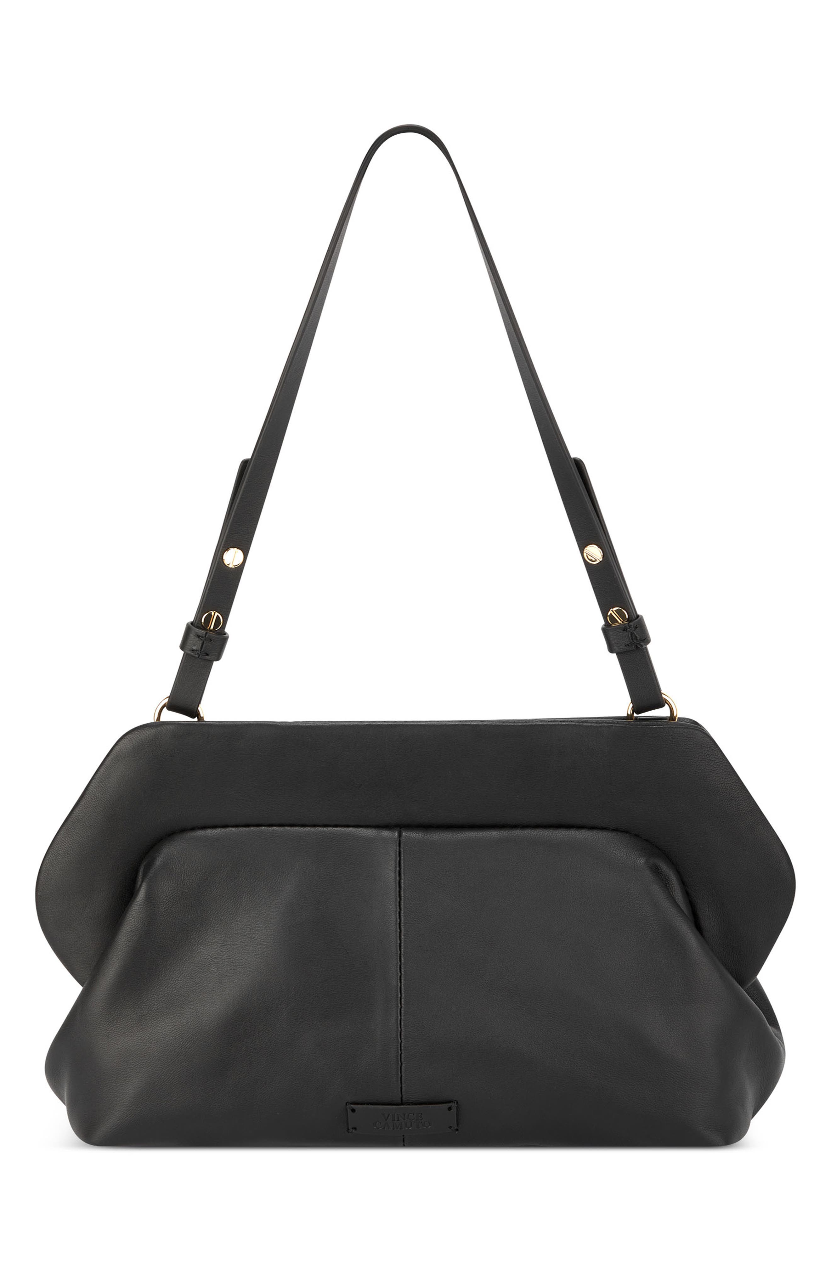 Vince Camuto Amari Leather Clutch, Alternate, color, 