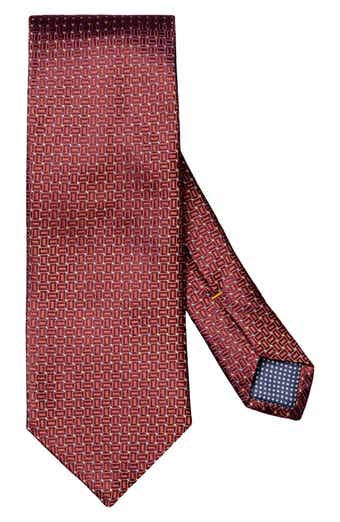 Eton Micro Geometric Silk Tie