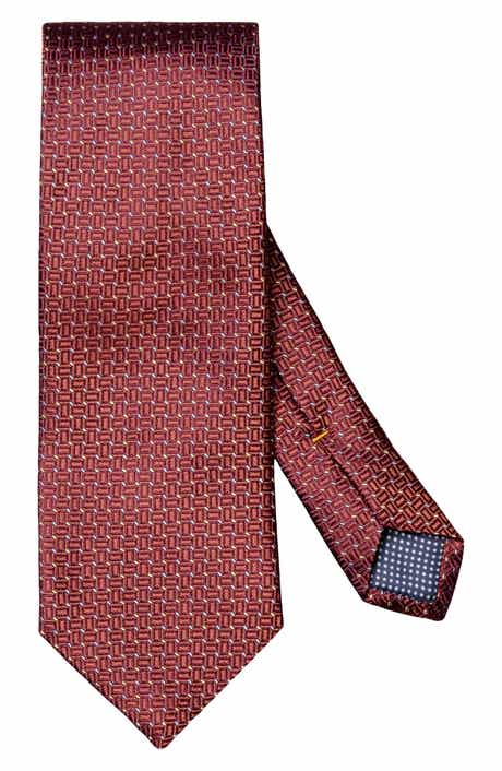 Eton Micro Geometric Silk Tie