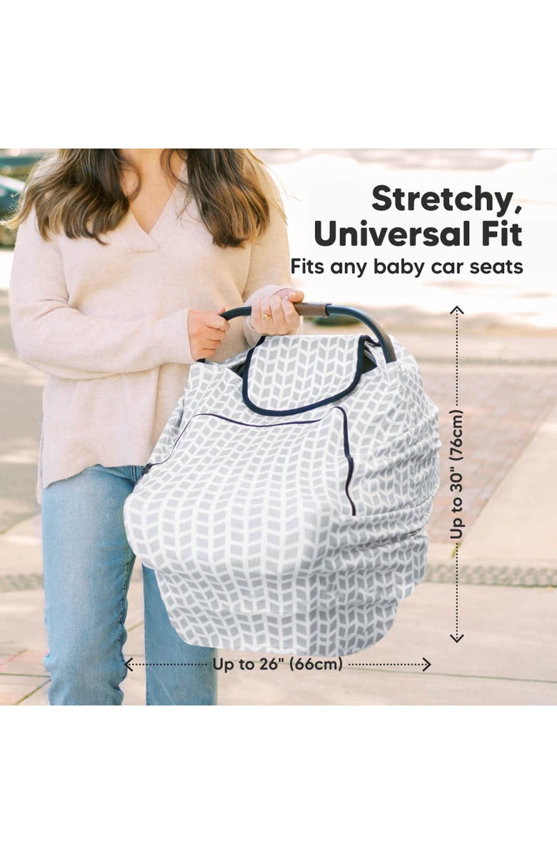 KeaBabies Warmzy Baby Car Seat Cover, Alternate, color, Kite