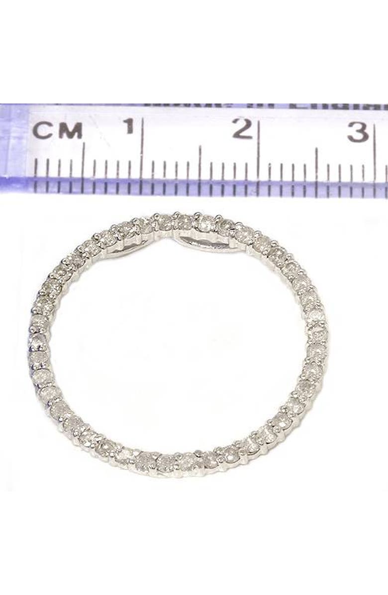 Bliss Diamond 1ct Diamond Circle Of Life Eternity Pendant 14K Gold, Alternate, color,