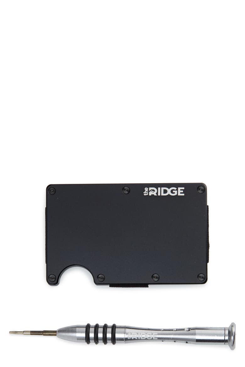 Metal Aluminum RFID Cash Strap, Alternate, color, BLACK