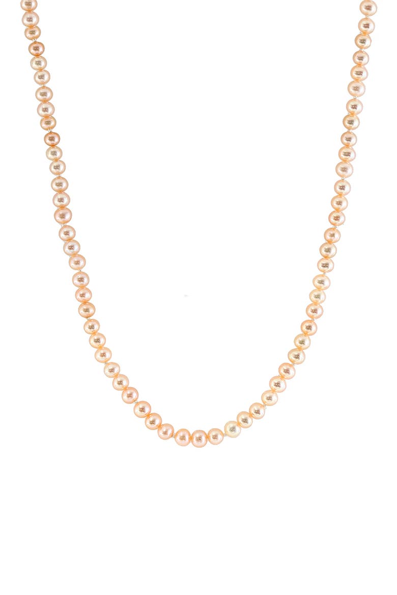 Freshwater Pearl Necklace, Main, color, PINK