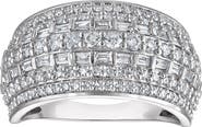 FZN Sterling Silver Lab Grown Diamond Ring