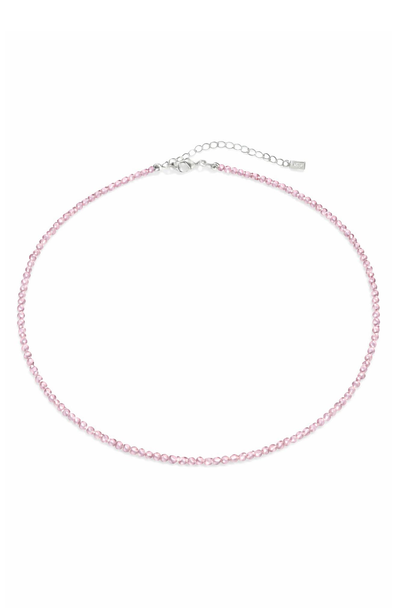 Rose Quartz Beaded Necklace