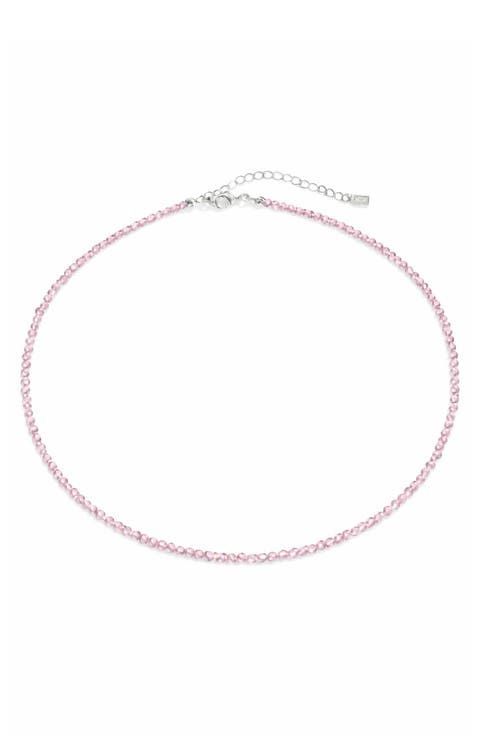 Rose Quartz Beaded Necklace