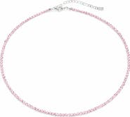 GABI RIELLE Rose Quartz Beaded Necklace