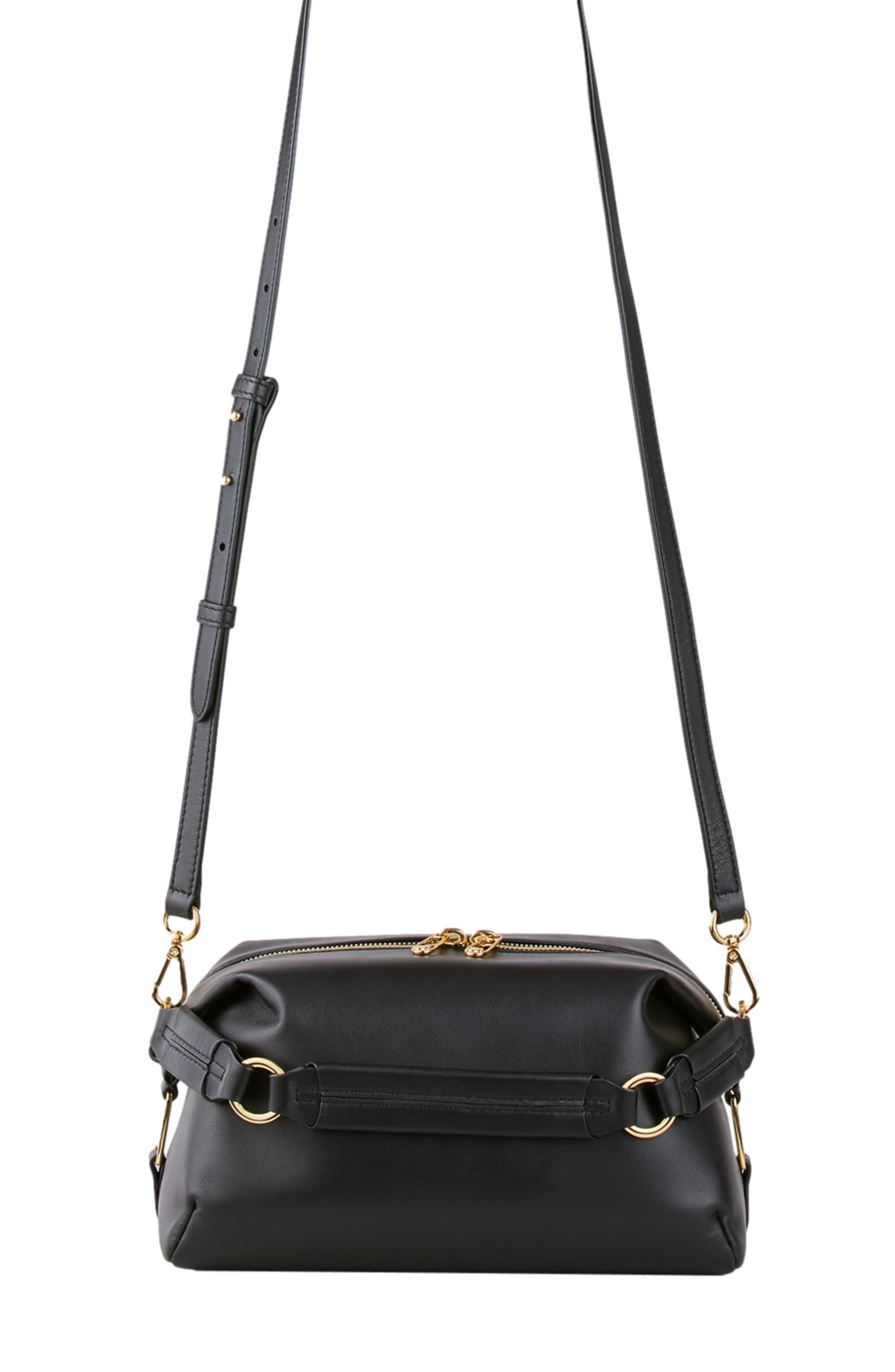 SANDRO Leather bag, Alternate, color, 