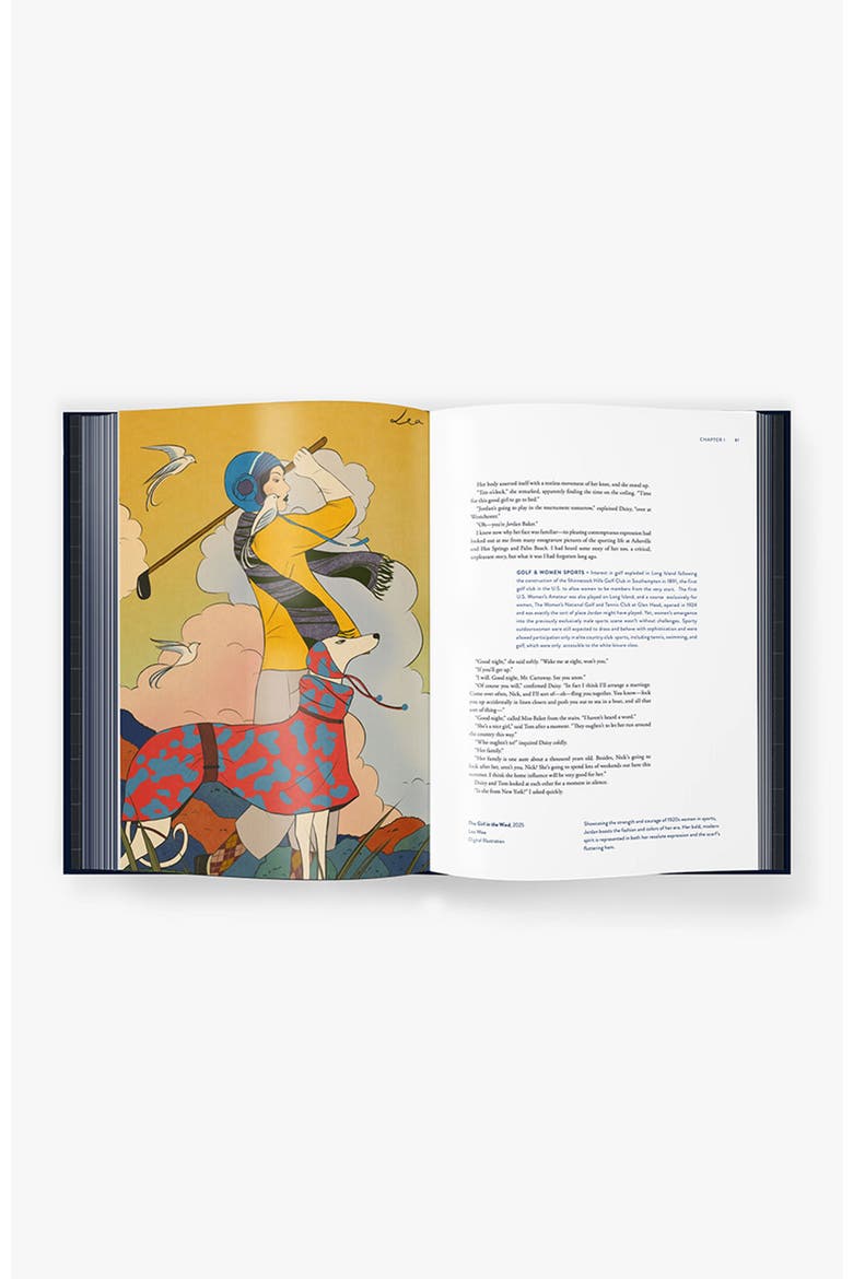 The Great Gatsby Art Novel Collector's Edition, Alternate, color, Navy