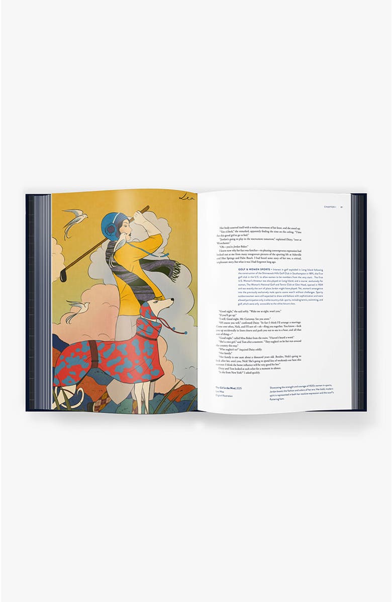 Bond & Grace The Great Gatsby Art Novel Collector's Edition, Alternate, color, Navy