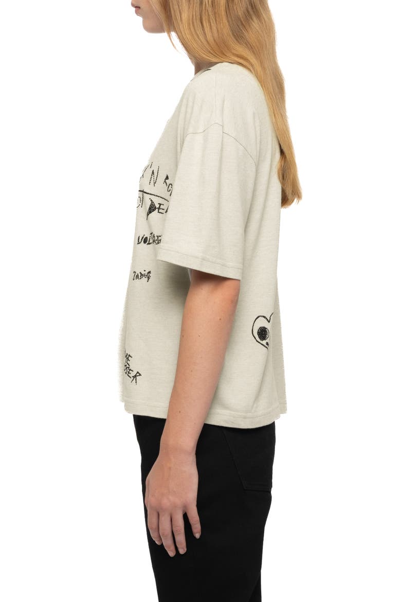 Taida Graphic Boxy T-Shirt, Alternate, color, GRIS CHINE CLAI