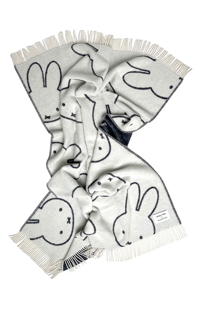 Maison Deux x Miffy Kids' Wool Blanket, Alternate, color,
