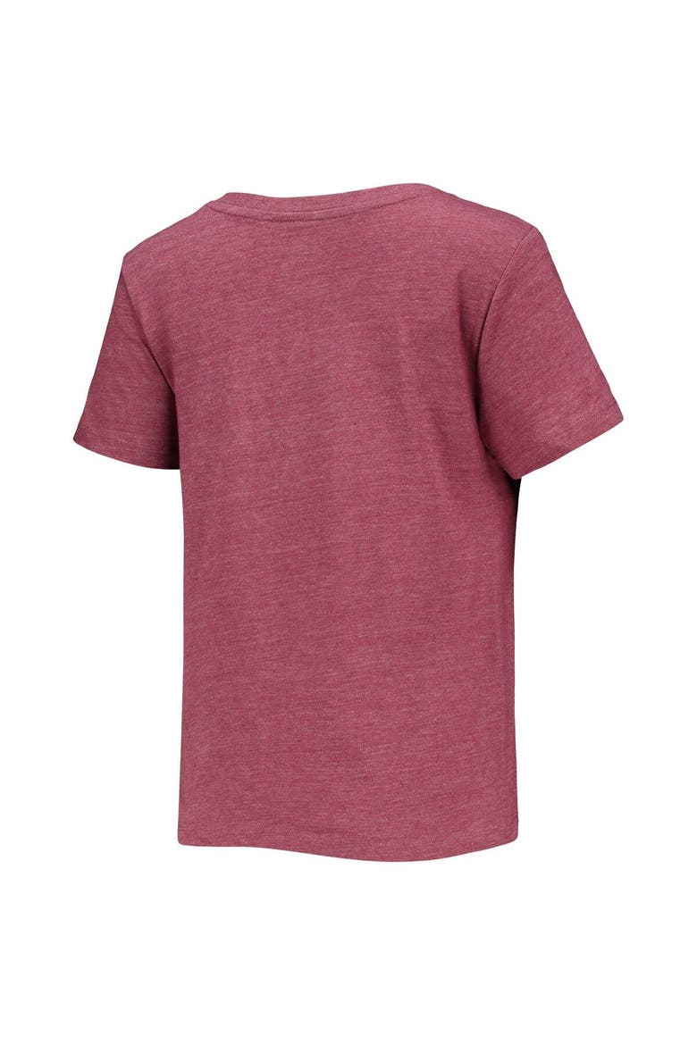 Women's League Collegiate Wear Heathered Crimson Alabama Crimson Tide Intramural Boyfriend Tri-Blend V-Neck T-Shirt, Alternate, color, Crimson