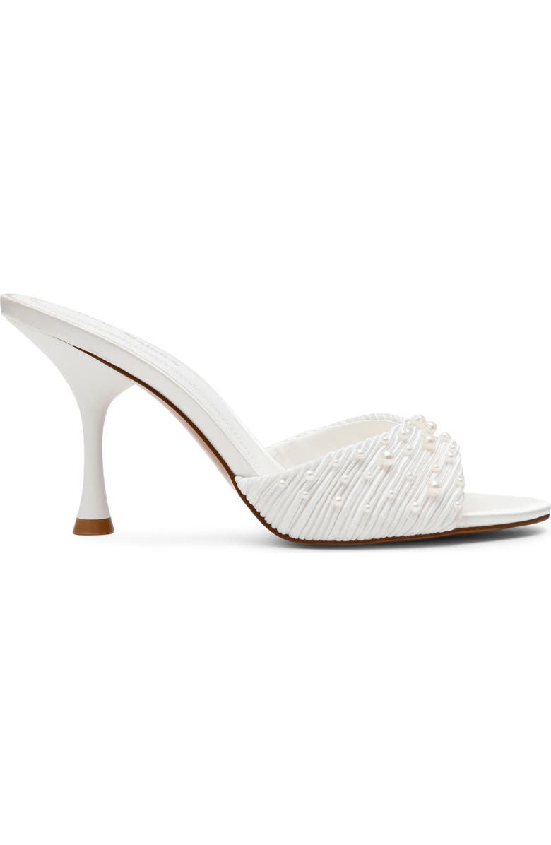 Steve Madden Santi Slide Sandal, Alternate, color, White Pearl